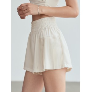 夏季透气运动短裤女宽松防走光跑步训练速干健身瑜伽三分热裤